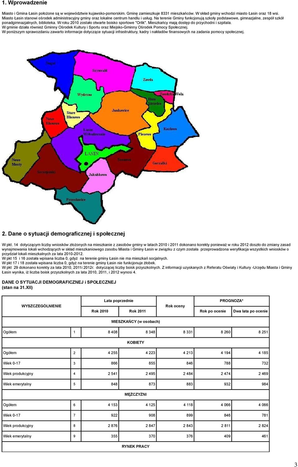 W roku 2010 zostało otwarte boisko sportowe "Orlik". Mieszkańcy mają dostęp do przychodni i szpitala.