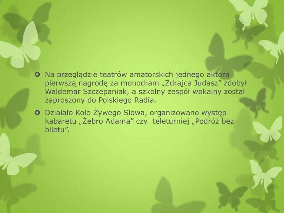 wokalny został zaproszony do Polskiego Radia.