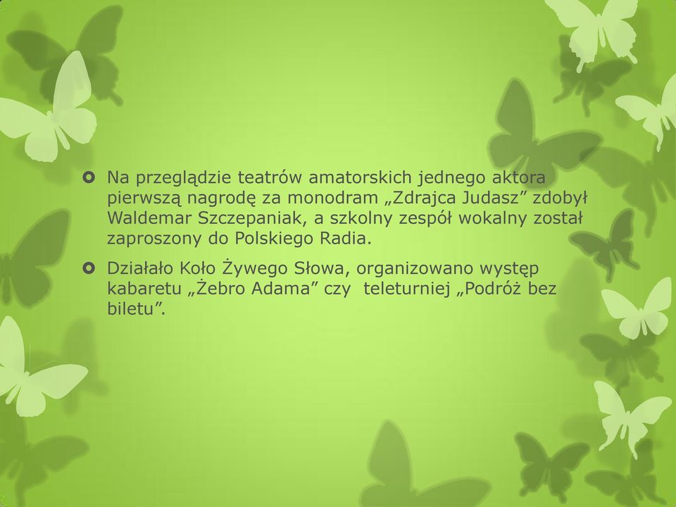 wokalny został zaproszony do Polskiego Radia.