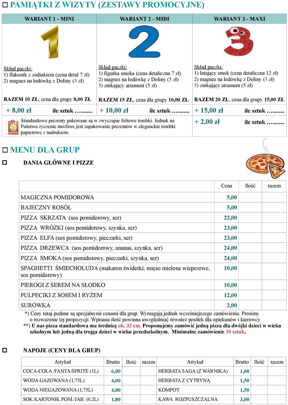 znikający atrament (5 zł) RAZEM 10 ZŁ, cena dla grupy 8,00 ZŁ RAZEM 15 ZŁ, cena dla grupy 10,00 ZŁ RAZEM 20 ZŁ, cena dla grupy 15,00 ZŁ + 8,00 zł ile sztuk... + 10,00 zł ile sztuk.