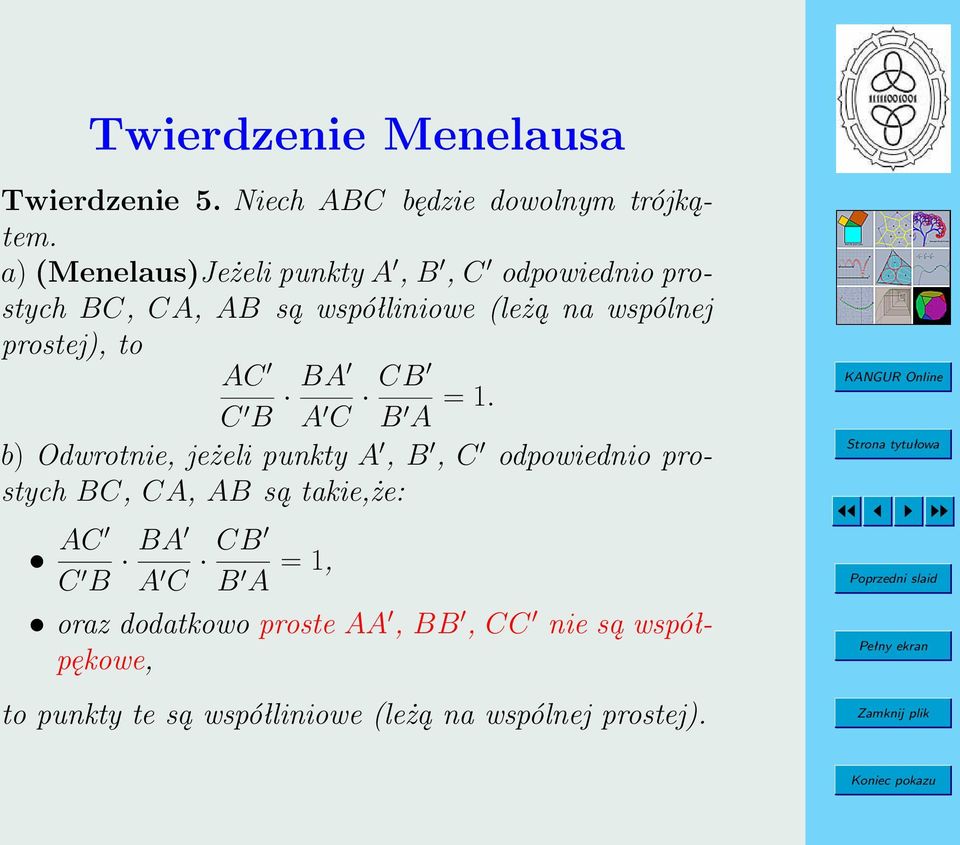 prostej), to AC C B BA A C CB B A = 1.