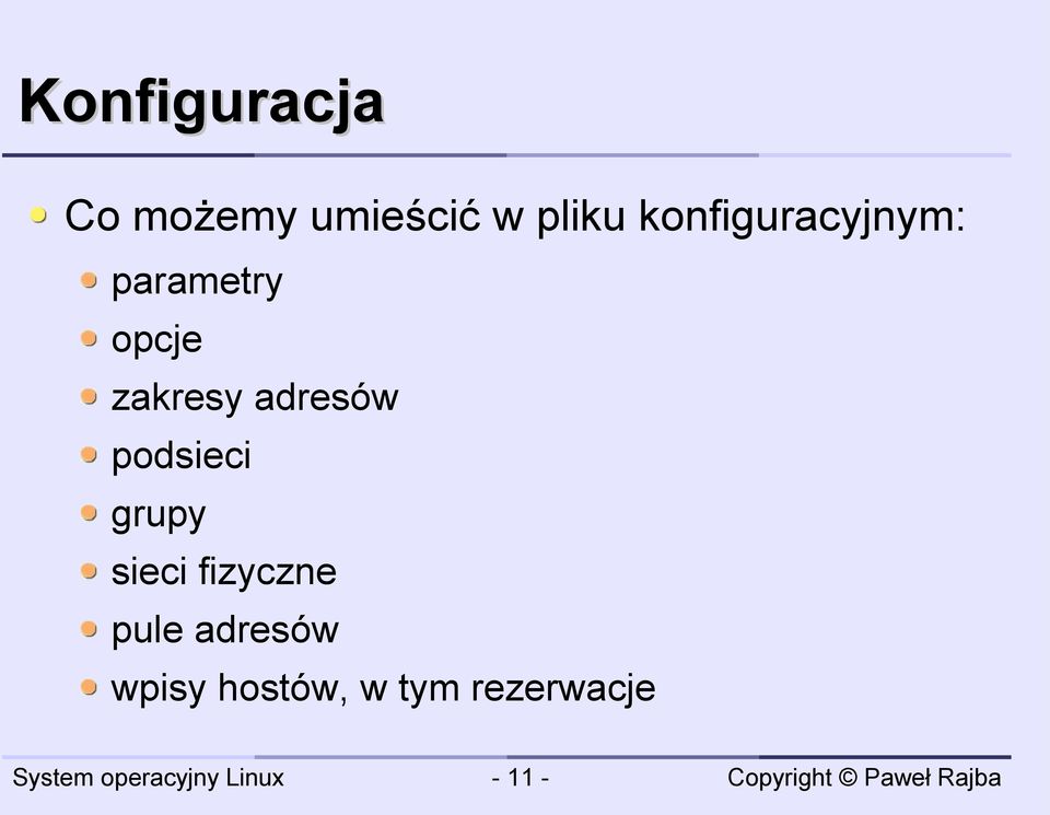 adresów podsieci grupy sieci fizyczne pule