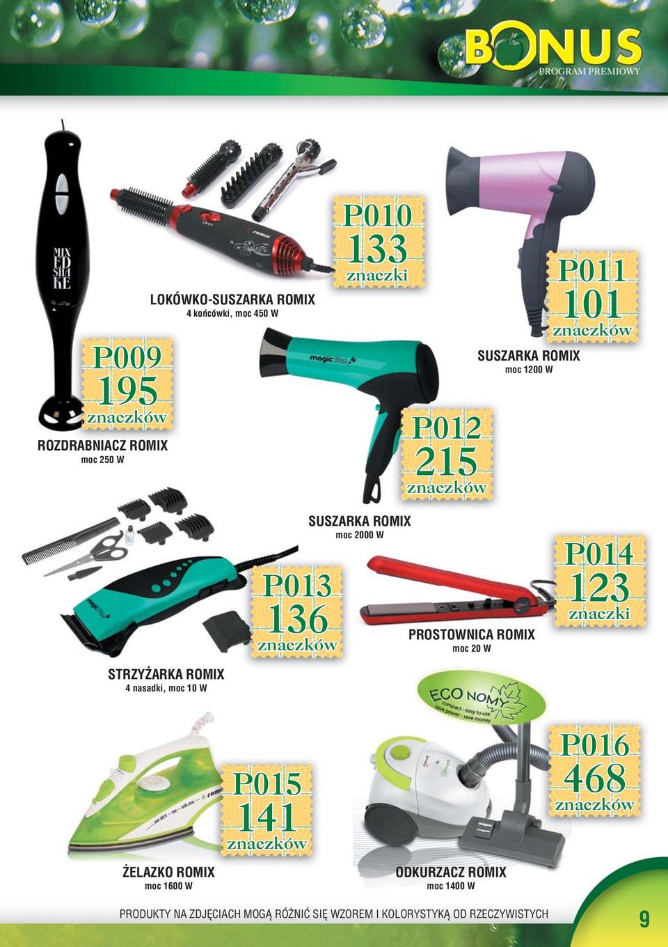 ROMIX moc 2000 W PROSTOWNICA ROMIX moc 20 W P014 123 STRZYŻARKA ROMIX 4