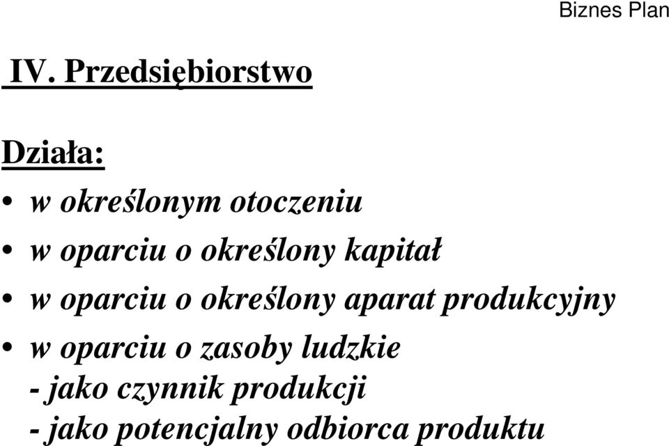 oparciu o określony kapitał w oparciu o określony