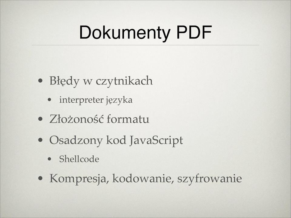 formatu Osadzony kod JavaScript