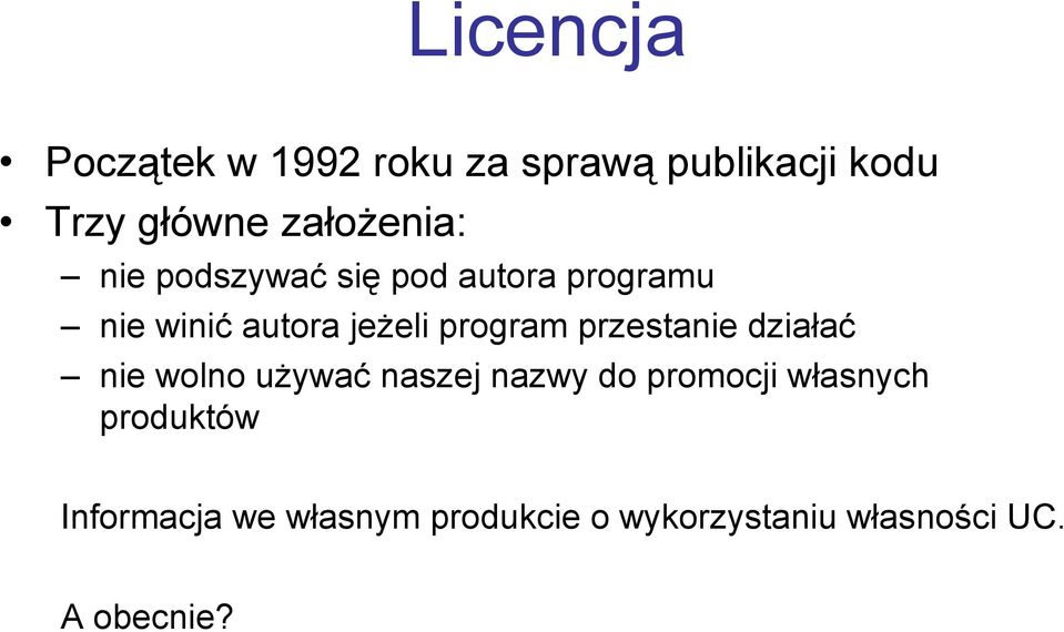 program przestanie działać nie wolno używać naszej nazwy do promocji