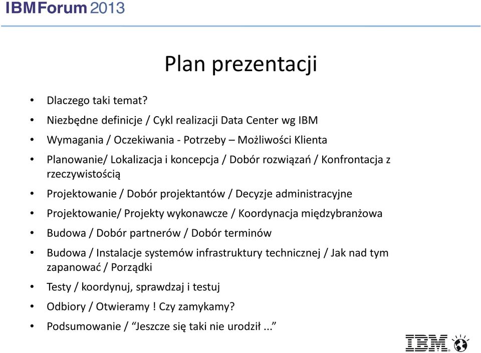 koncepcja / Dobór rozwiązań / Konfrontacja z rzeczywistością Projektowanie / Dobór projektantów / Decyzje administracyjne Projektowanie/ Projekty