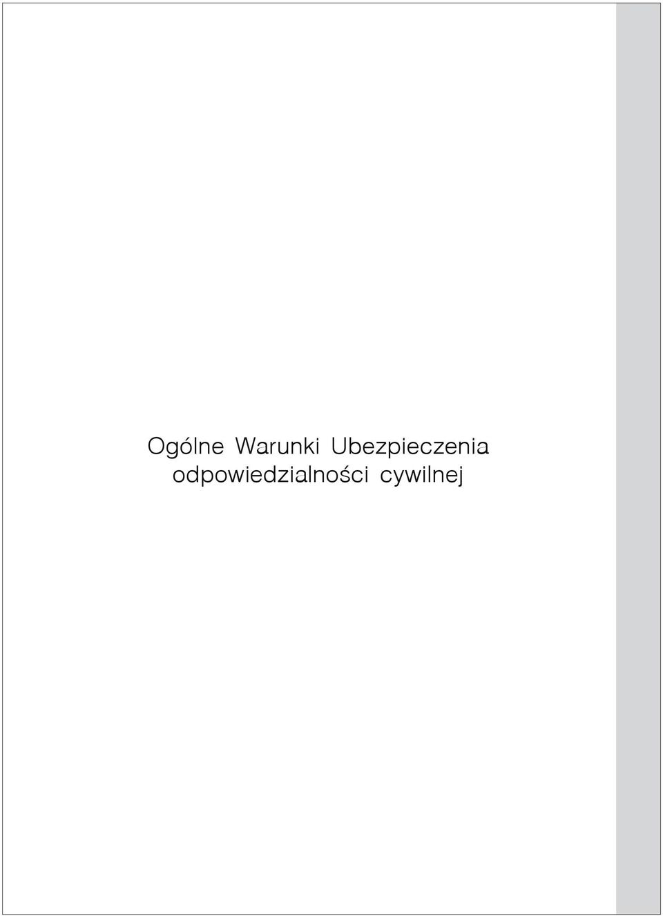 Ubezpieczenia