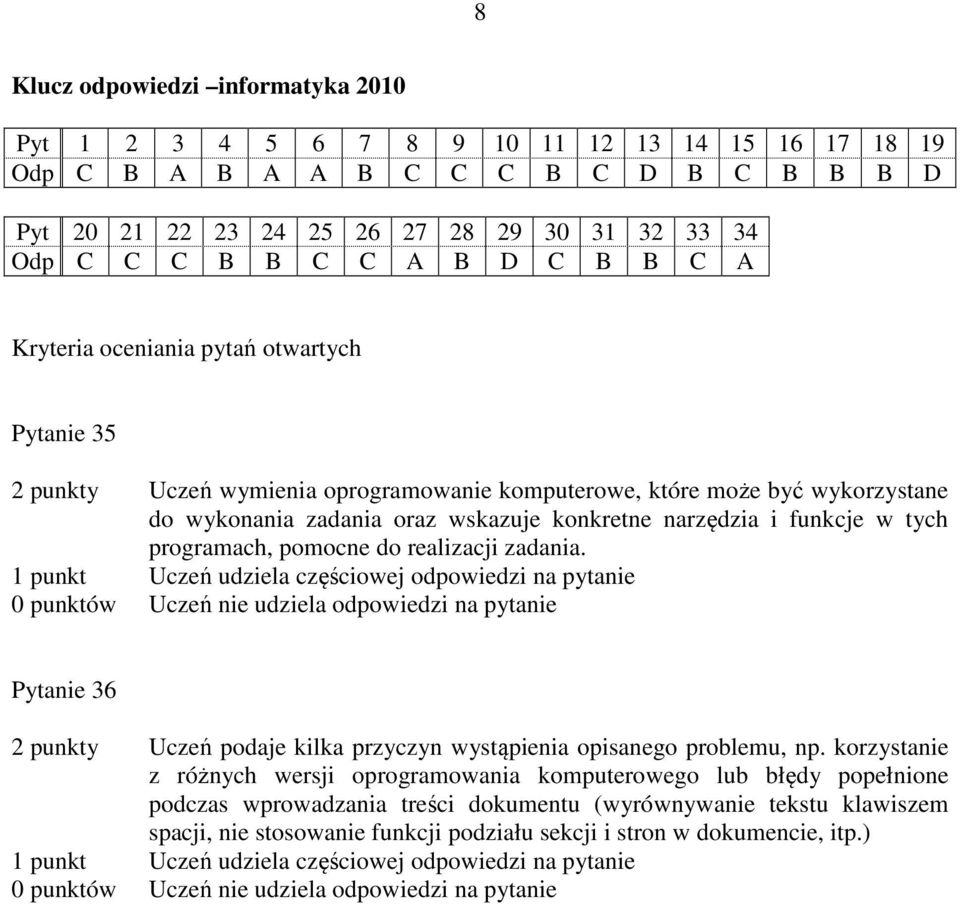 funkcje w tych programach, pomocne do realizacji zadania.