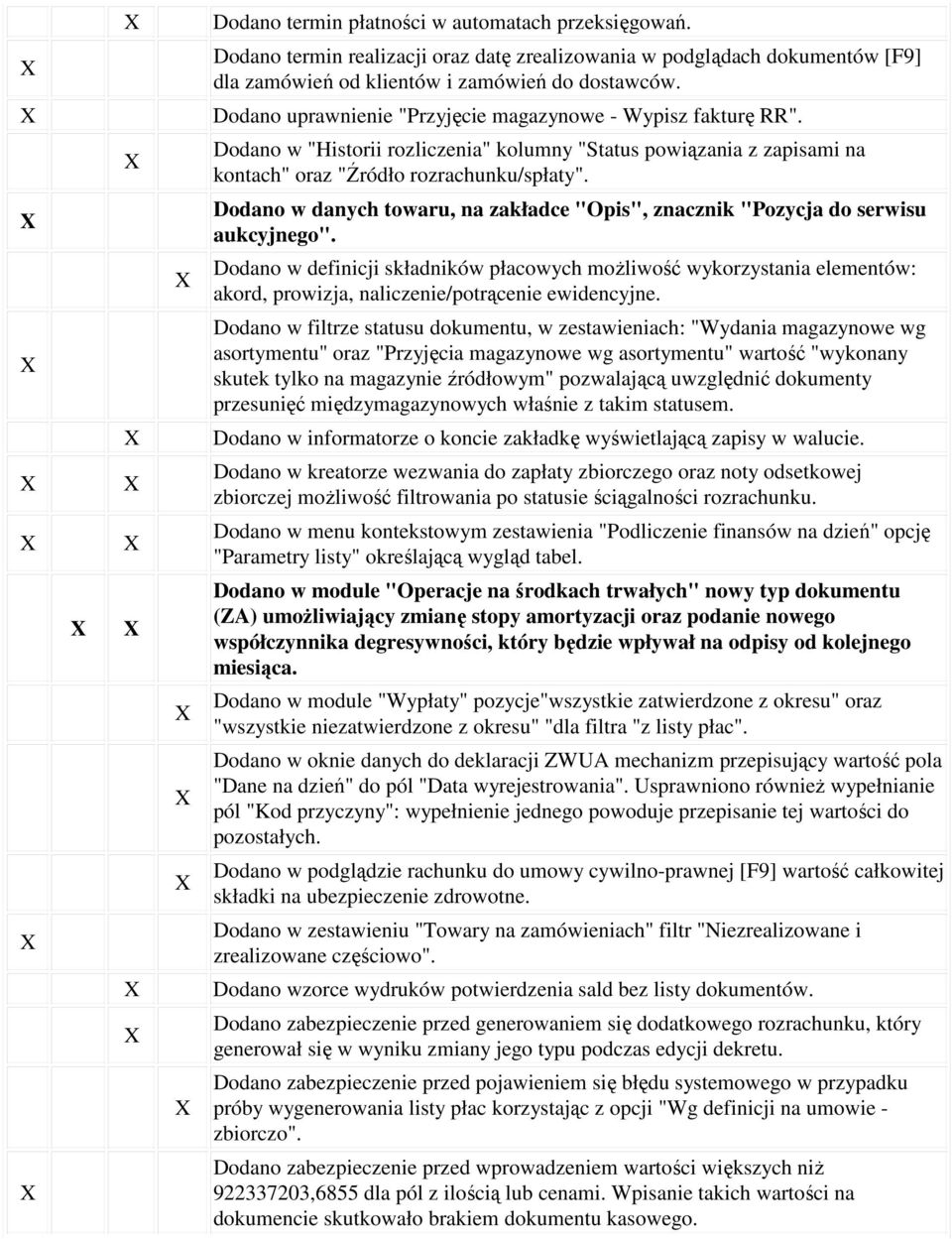 Dodano w danych towaru, na zakładce "Opis", znacznik "Pozycja do serwisu aukcyjnego".