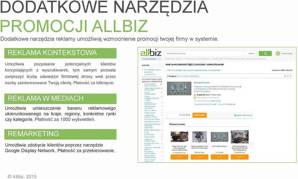 strony web przez osoby zainteresowane Twoją ofertą. Płatność za kliknięcie.
