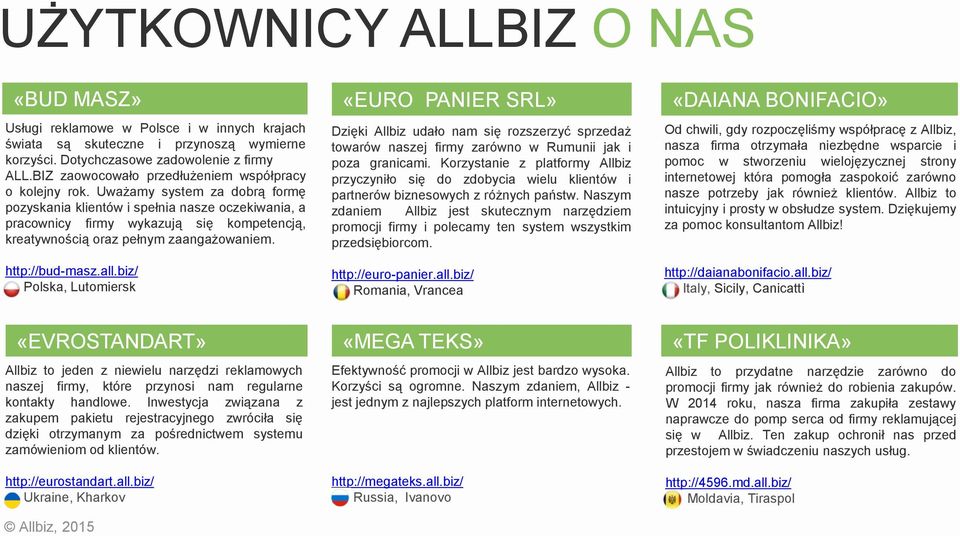 Uważamy system za dobrą formę pozyskania klientów i spełnia nasze oczekiwania, a pracownicy firmy wykazują się kompetencją, kreatywnością oraz pełnym zaangażowaniem. http://bud-masz.all.