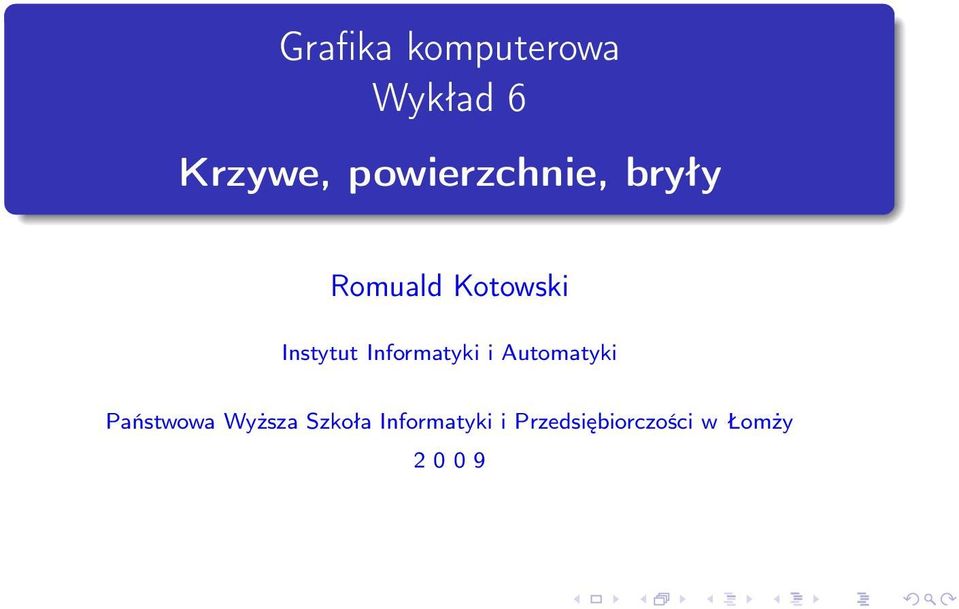 i Automatyki Państwowa Wyższa Szkoła