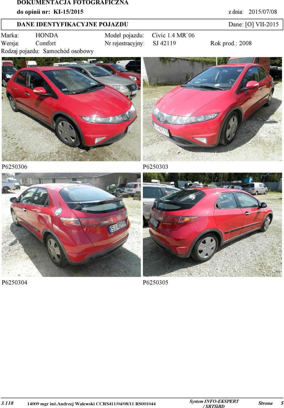 Comfort Rodzaj pojazdu: Samochód osobowy Model pojazdu: Nr