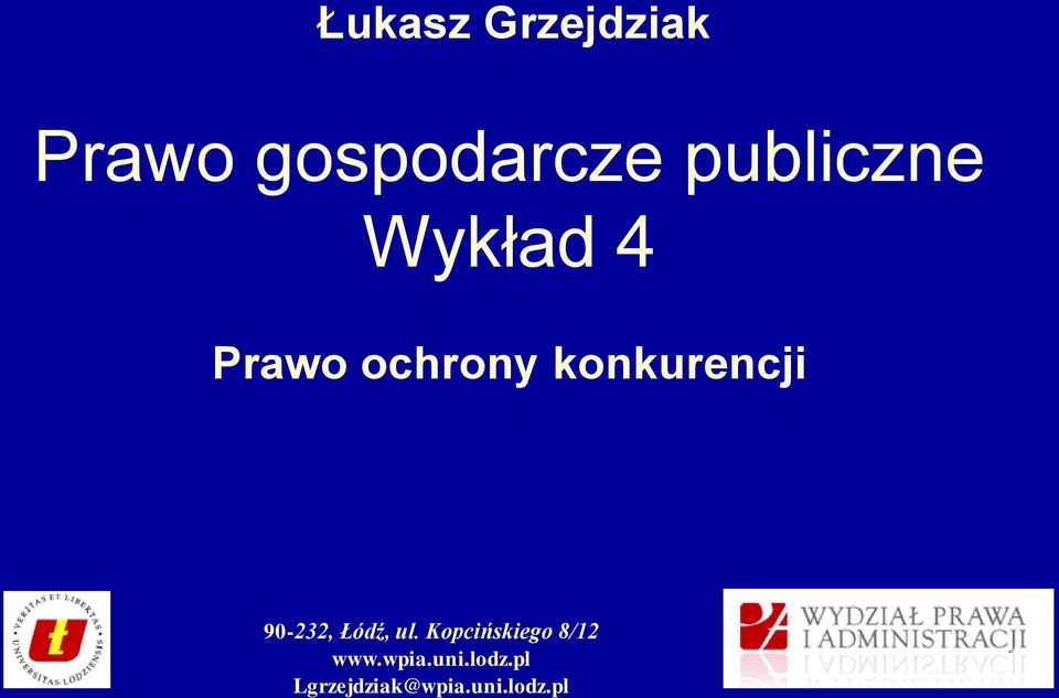 publiczne Wykład 4