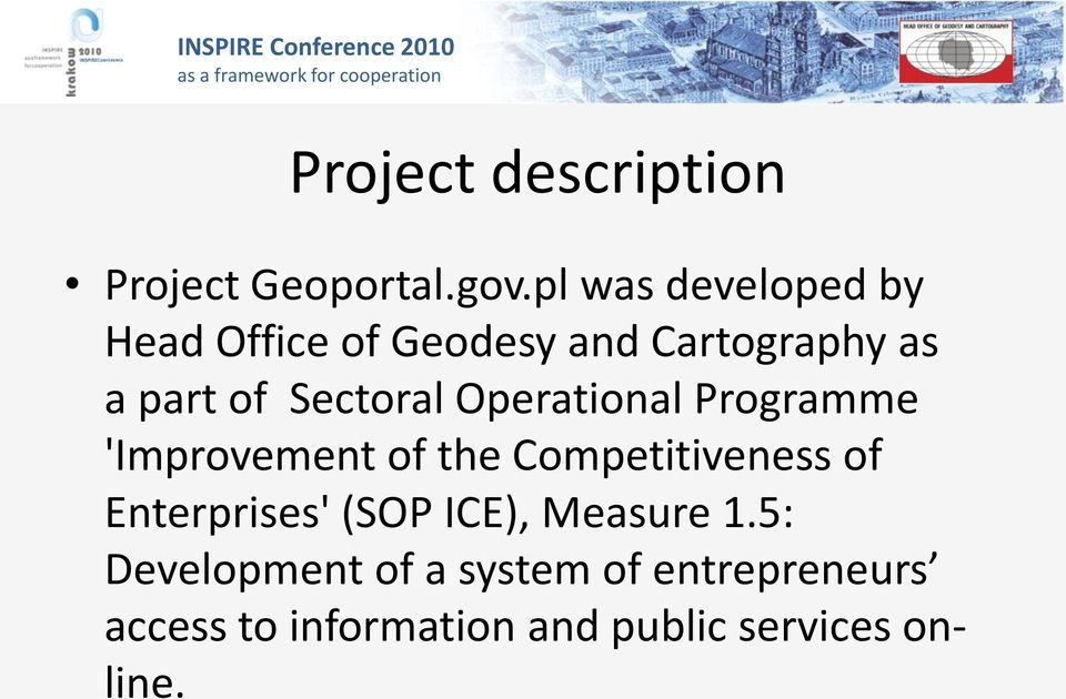 Sectoral Operational Programme 'Improvement of the Competitiveness of