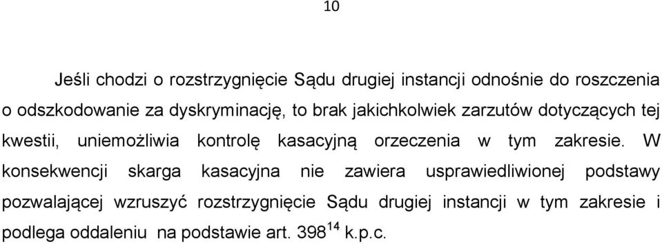 orzeczenia w tym zakresie.
