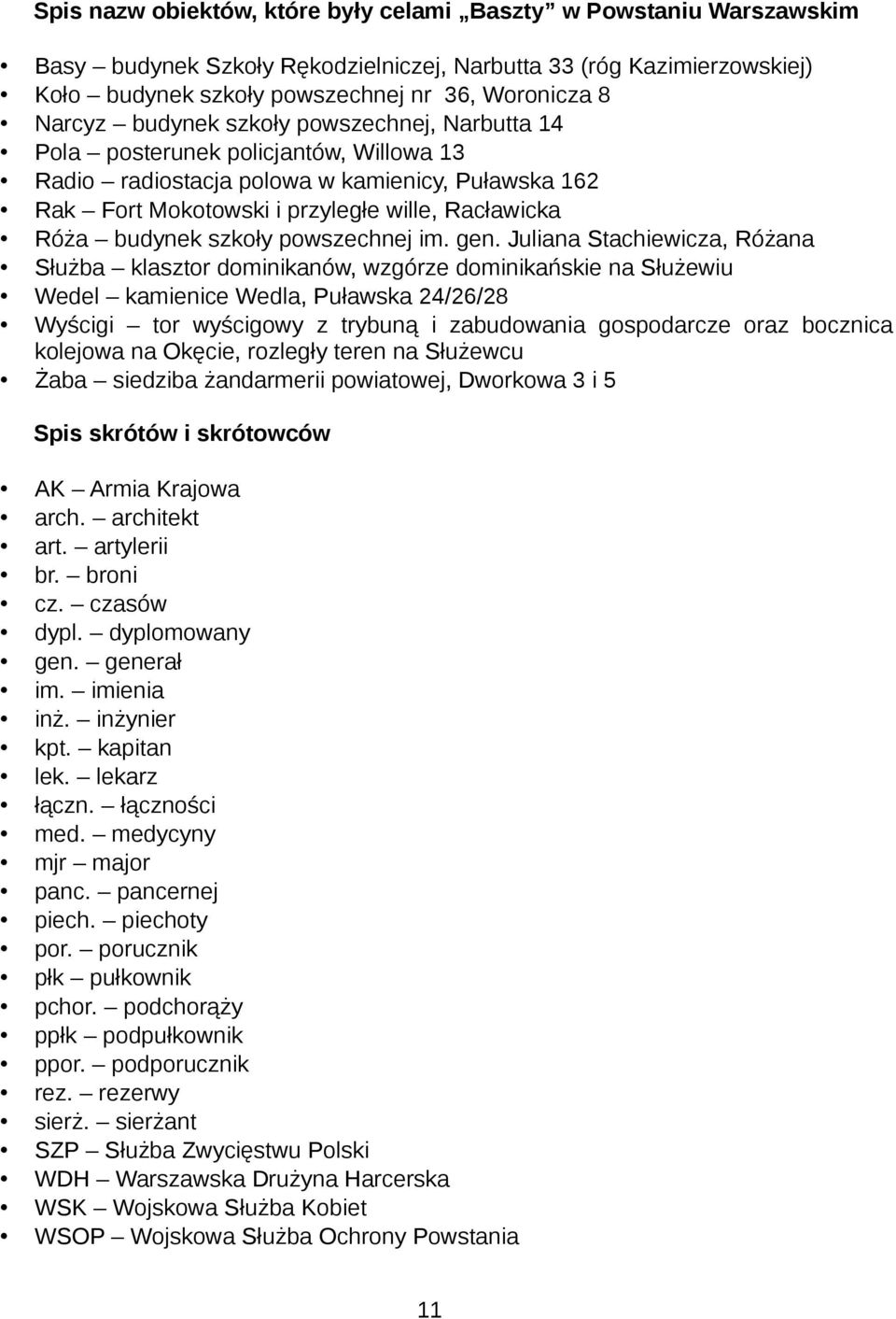 szkoły powszechnej im. gen.