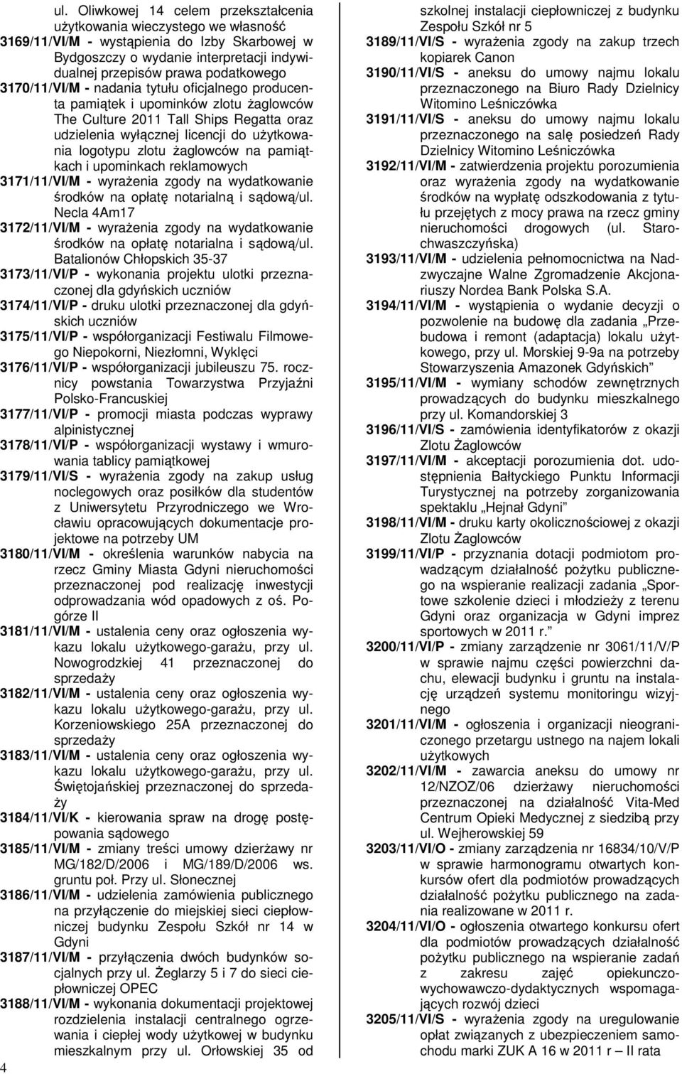 Ŝaglowców na pamiątkach i upominkach reklamowych 3171/11/VI/M - wyraŝenia zgody na wydatkowanie środków na opłatę notarialną i sądową/ul.