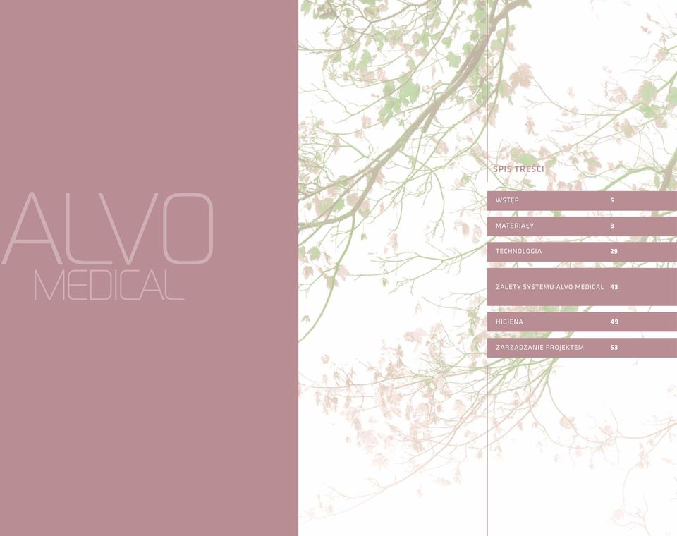 ZALETY SYSTEMU ALVO MEDICAL