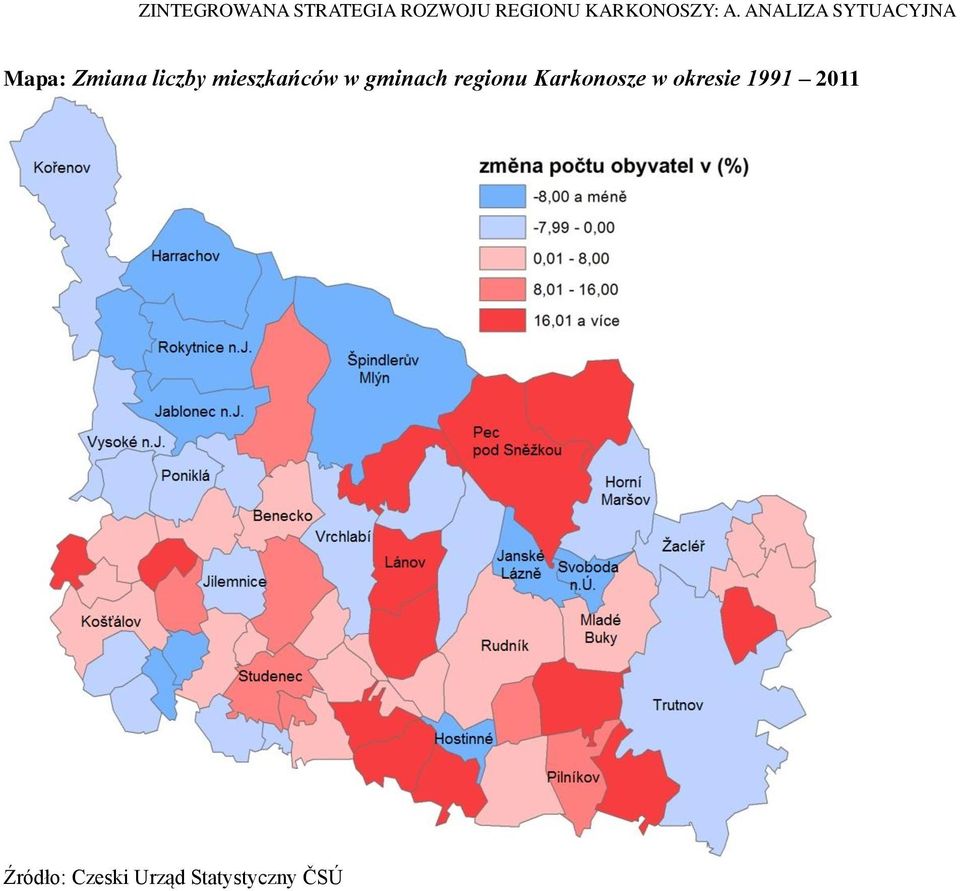 Karkonosze w okresie 1991