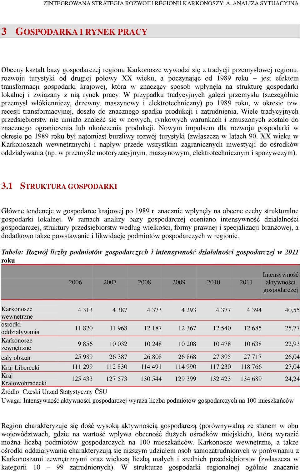 W przypadku tradycyjnych gałęzi przemysłu (szczególnie przemysł włókienniczy, drzewny, maszynowy i elektrotechniczny) po 1989 roku, w okresie tzw.