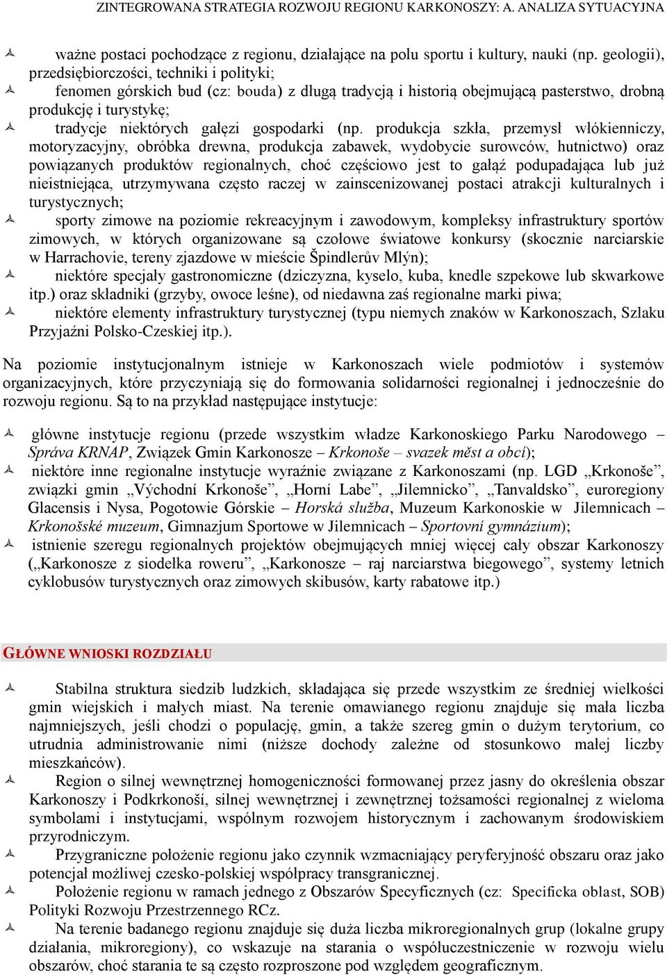 gospodarki (np.