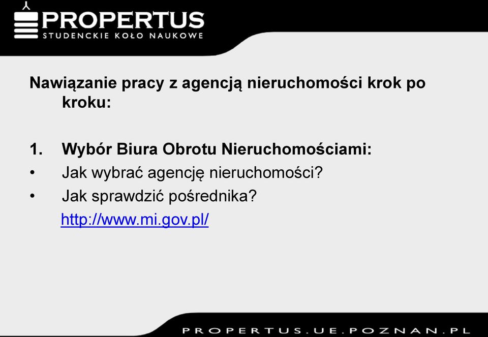 Wybór Biura Obrotu Nieruchomościami: Jak