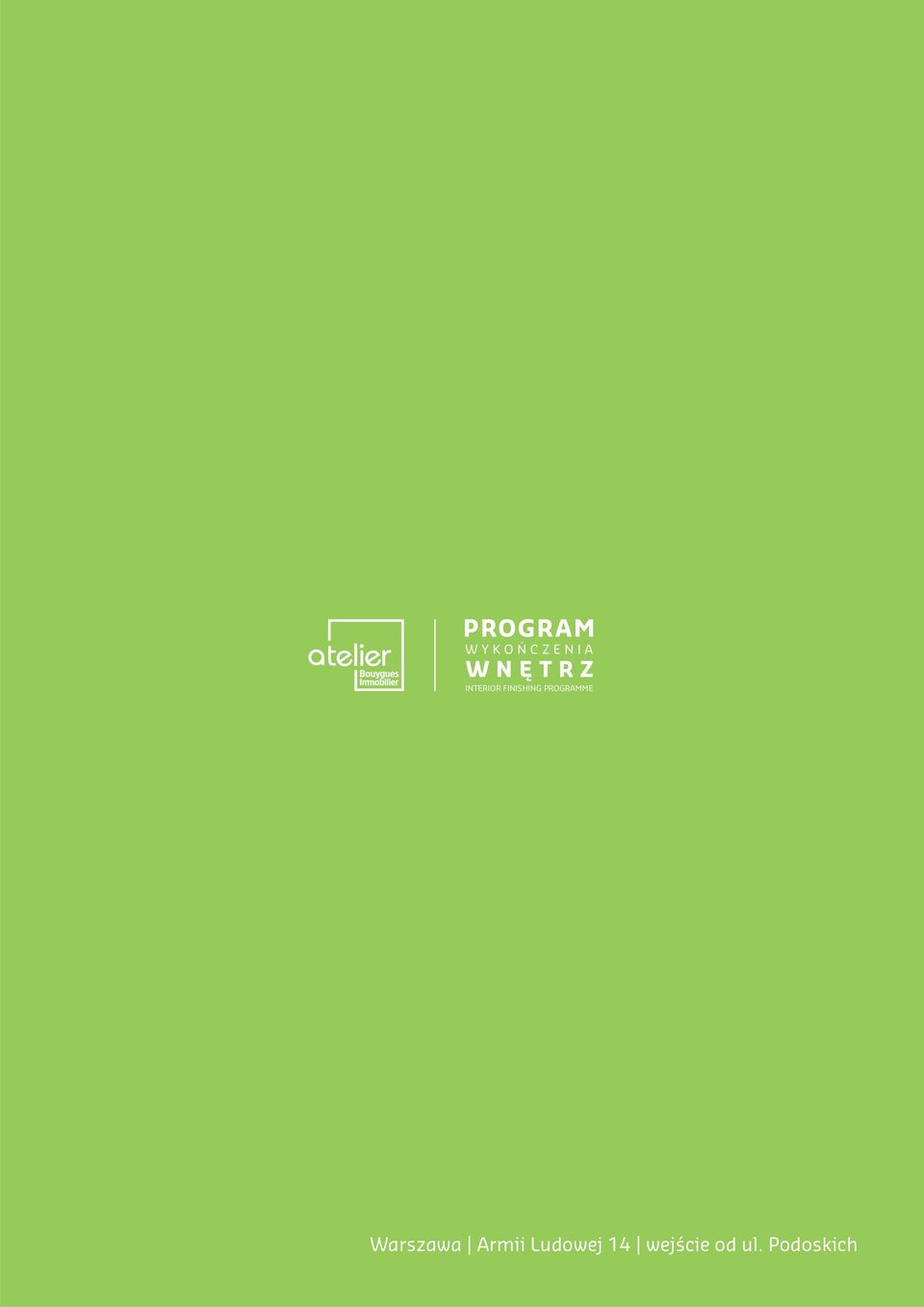 PROGRAMME Warszawa Armii