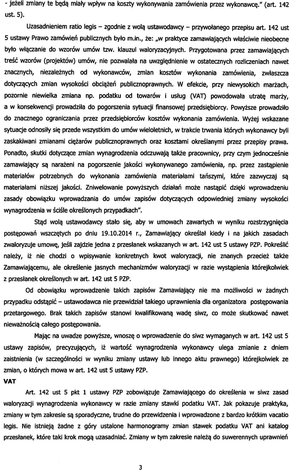 Przygotowana przez zamawiajqcych tresc wzorow (projektow) umow, nie pozwalafa na uwzgle.
