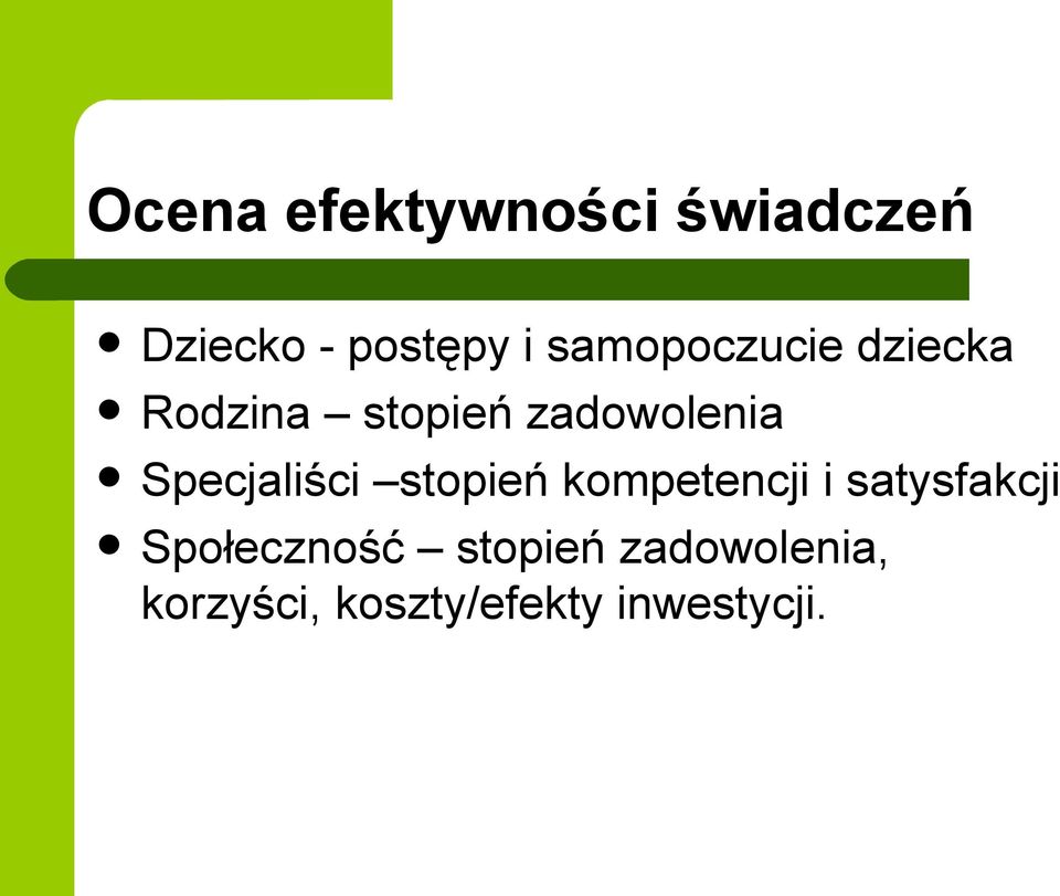 Specjaliści stopień kompetencji i satysfakcji