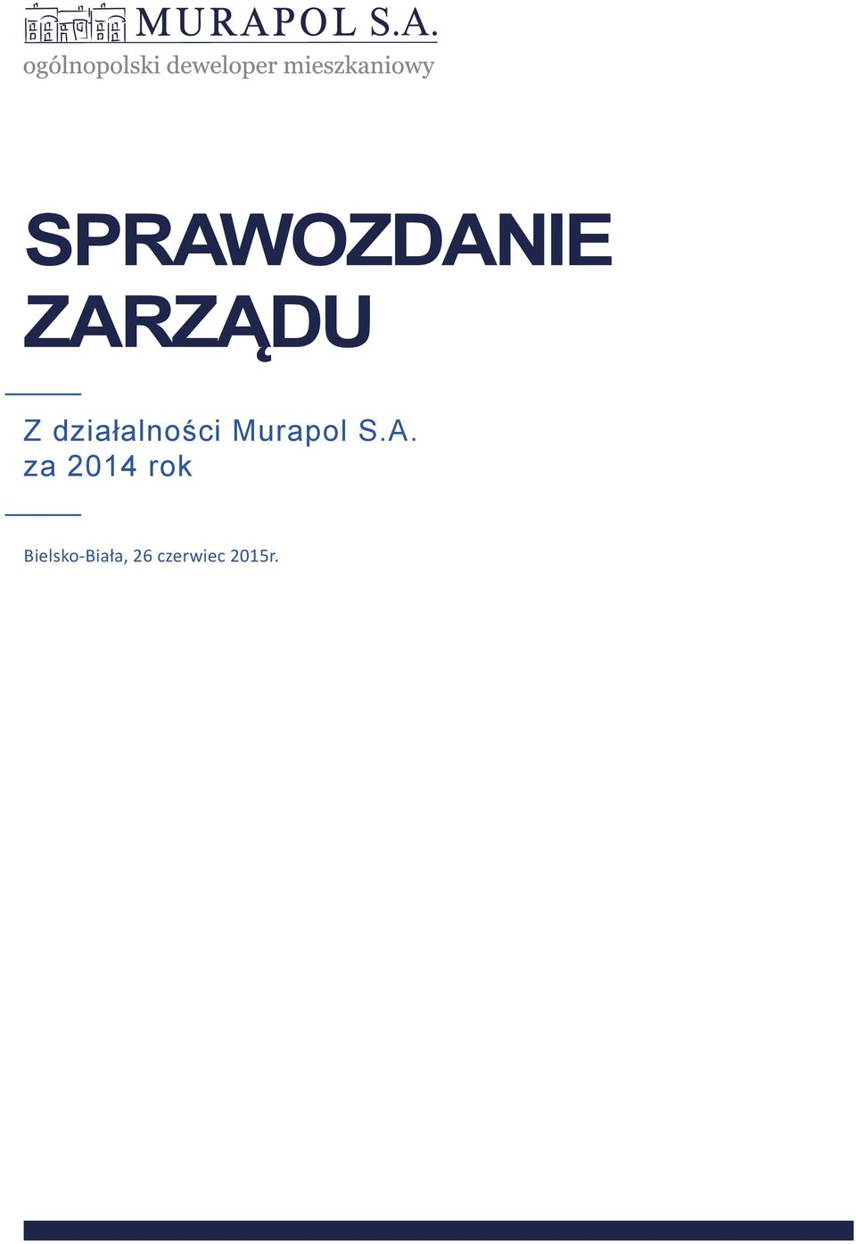 A. za 2014 rok