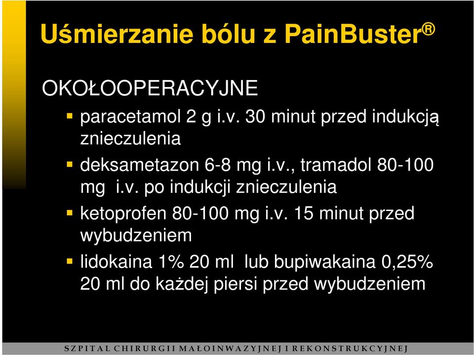 , tramadol 80-100 mg i.v.