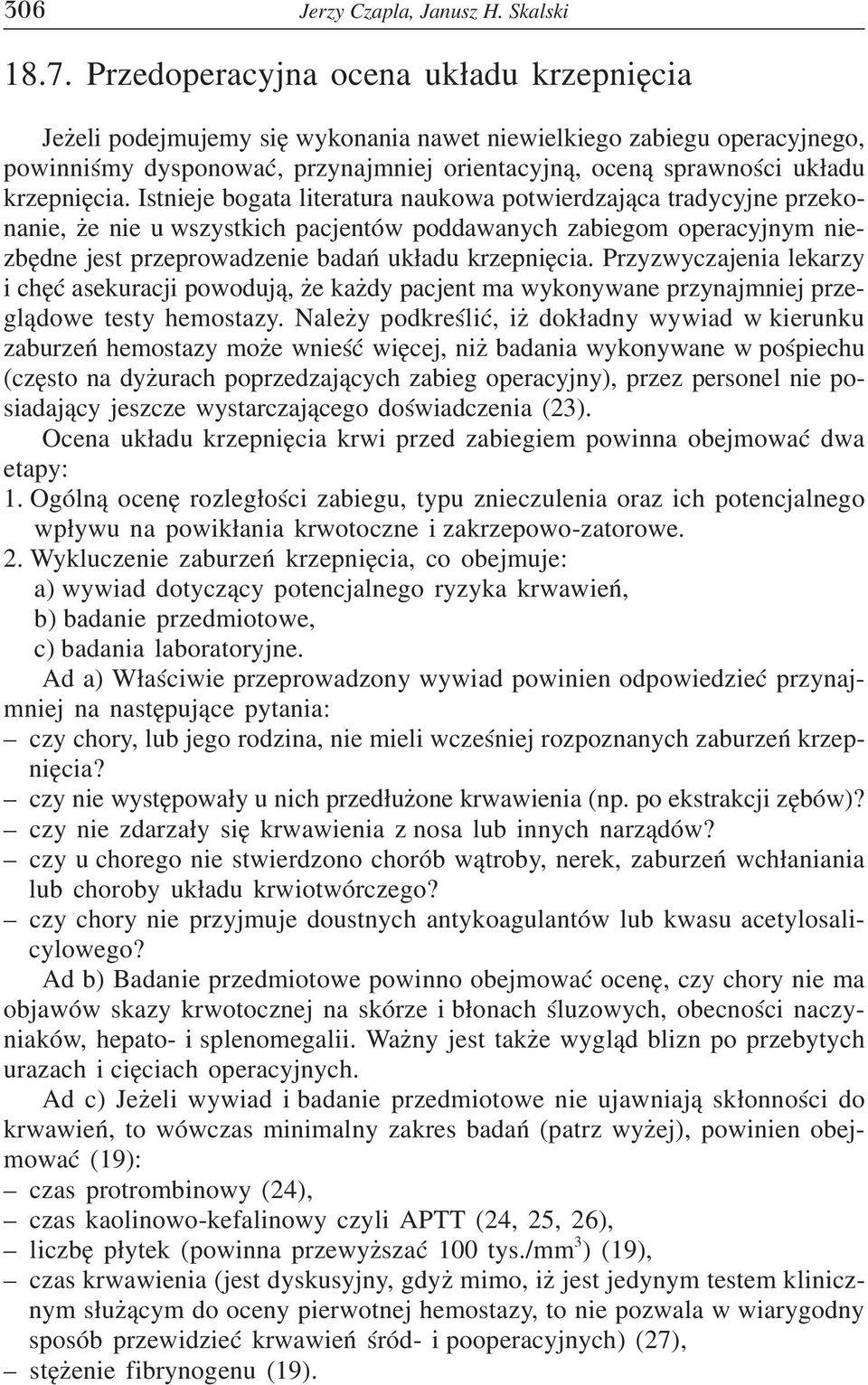 krzepnięcia.