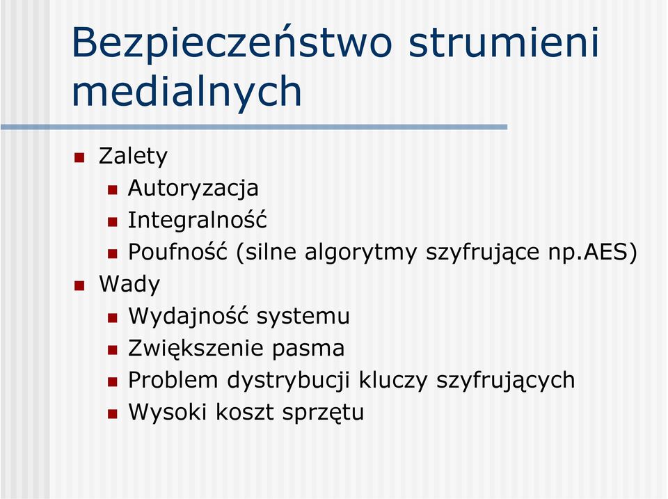 szyfrujące np.