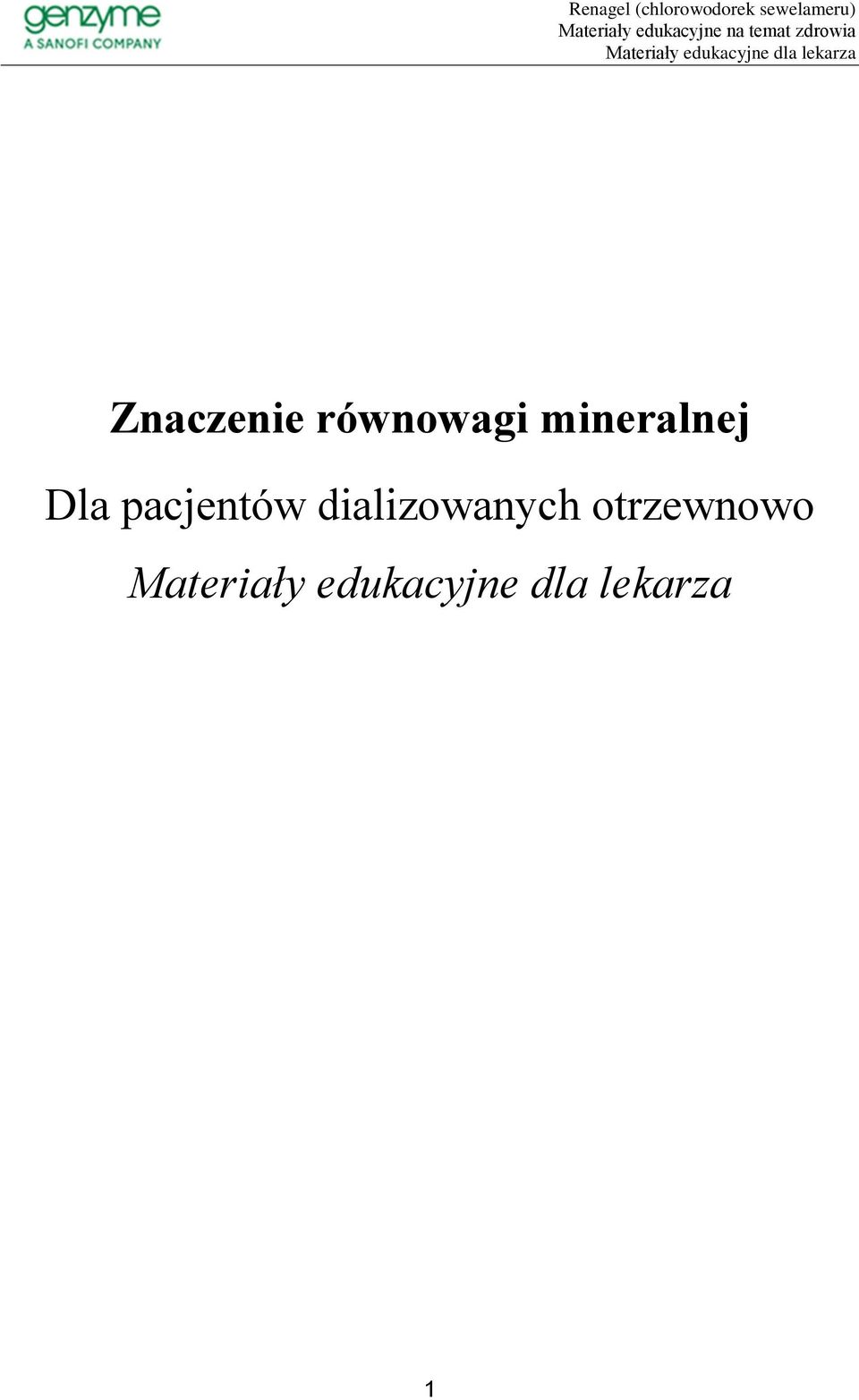 mineralnej Dla