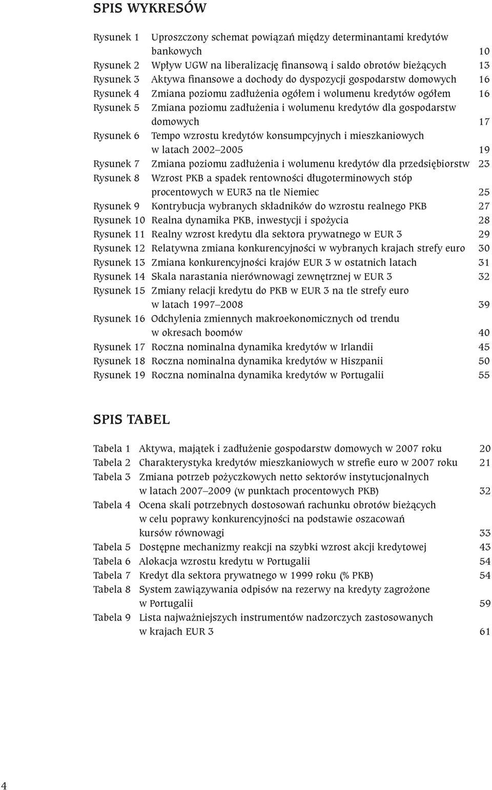 domowych 17 Rysunek 6 Tempo wzrostu kredytów konsumpcyjnych i mieszkaniowych w latach 2002 2005 19 Rysunek 7 Zmiana poziomu zadłużenia i wolumenu kredytów dla przedsiębiorstw 23 Rysunek 8 Wzrost PKB