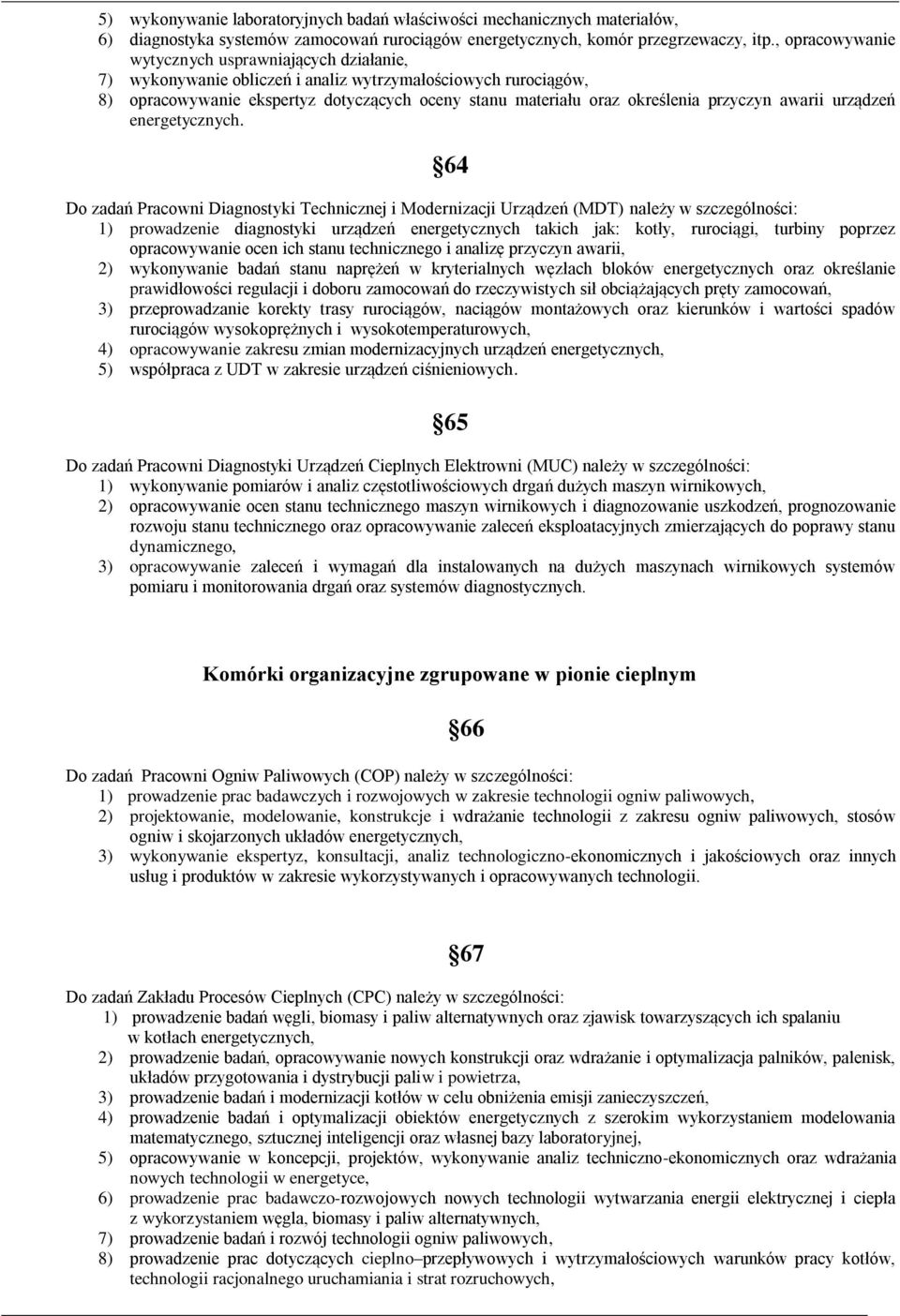 przyczyn awarii urządzeń energetycznych.