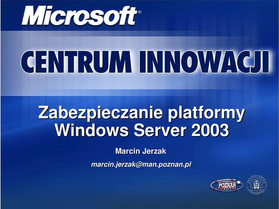 Server 2003 Marcin