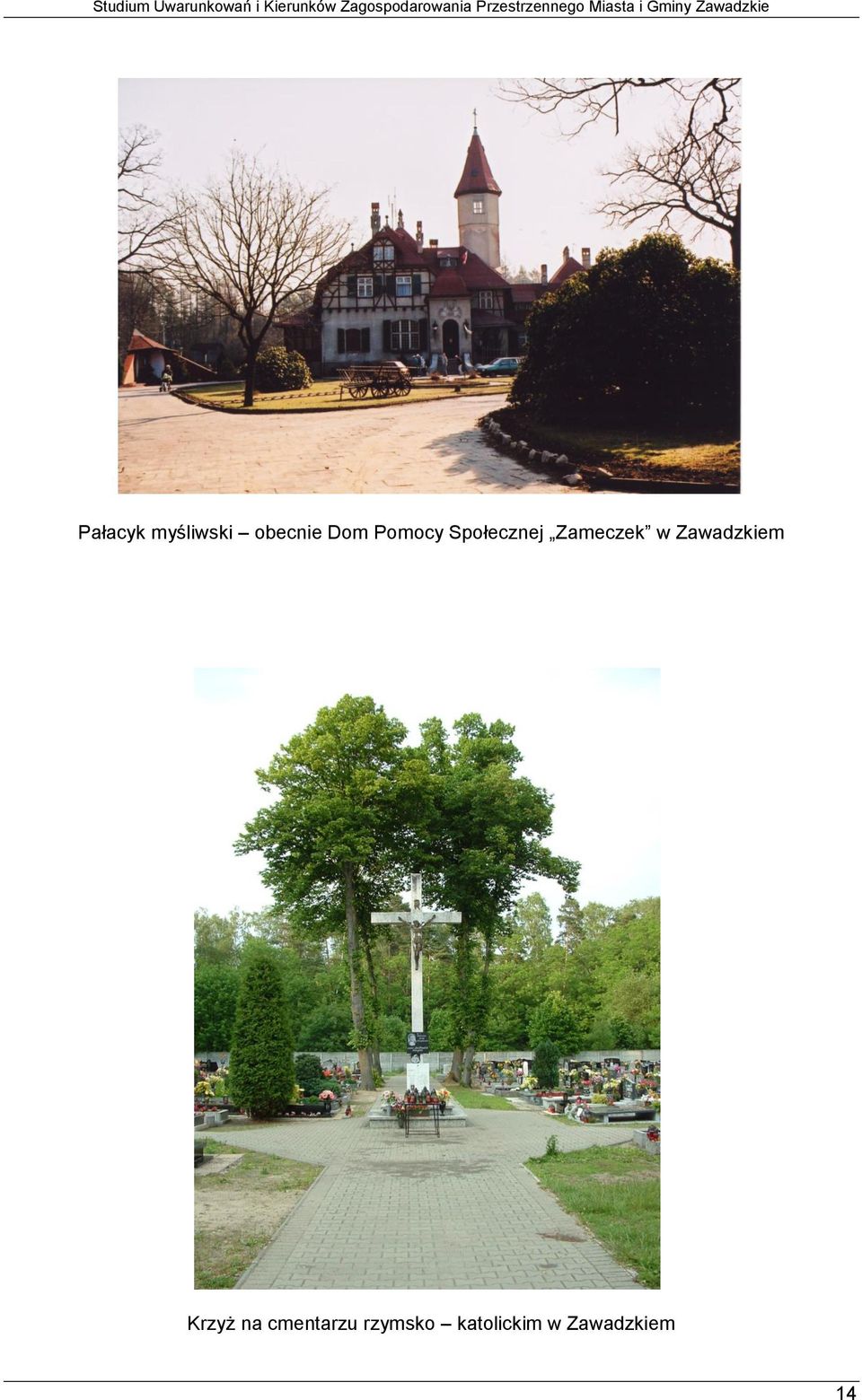 Zawadzkiem Krzyż na cmentarzu