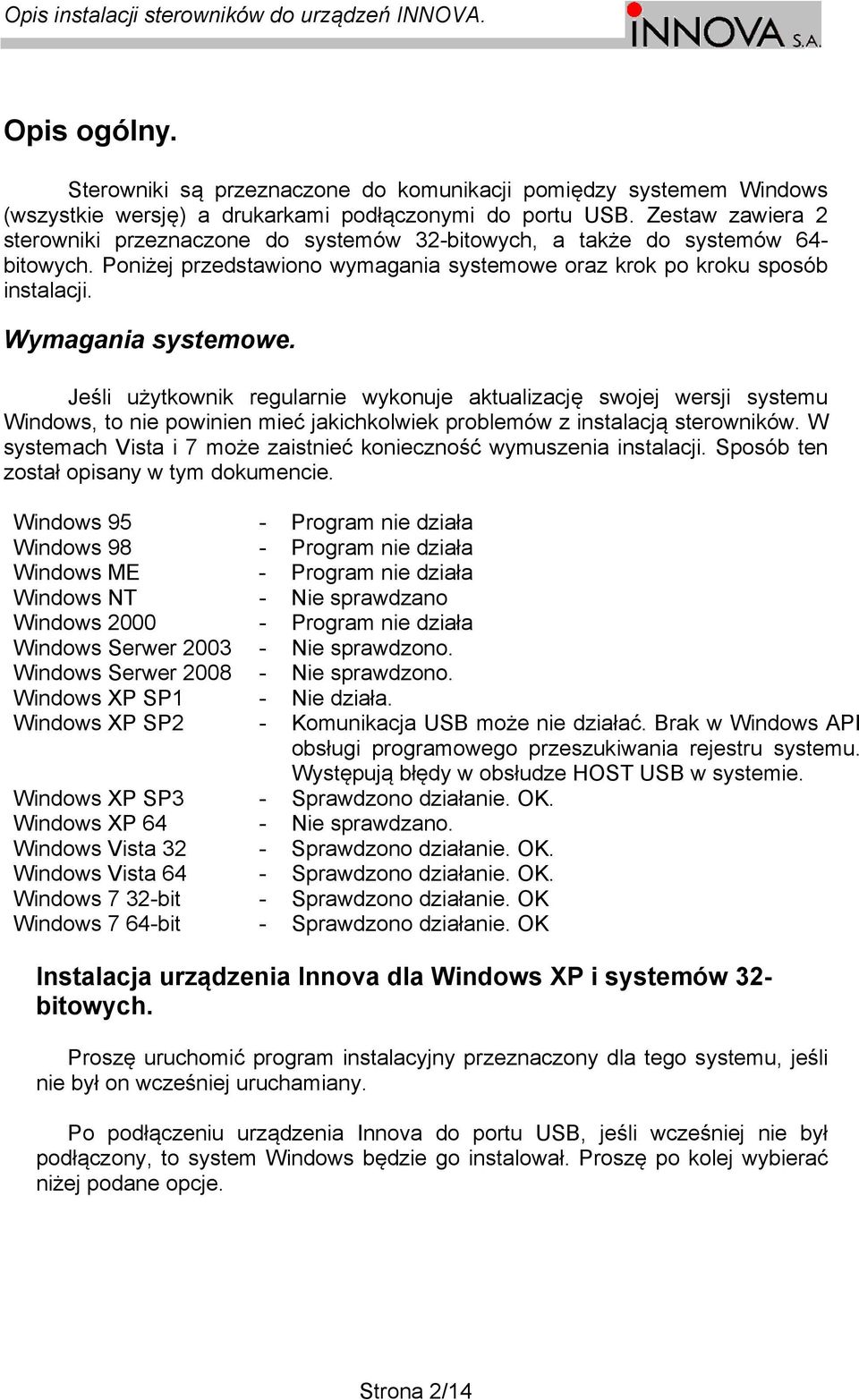 Jeśli użytkownik regularnie wykonuje aktualizację swojej wersji systemu Windows, to nie powinien mieć jakichkolwiek problemów z instalacją sterowników.