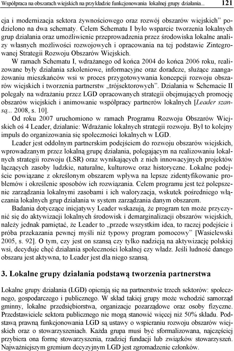 Zintegrowanej Strategii Rozwoju Obszarów Wiejskich.