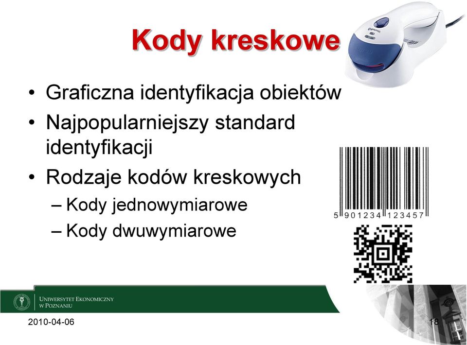 identyfikacji Rodzaje kodów kreskowych