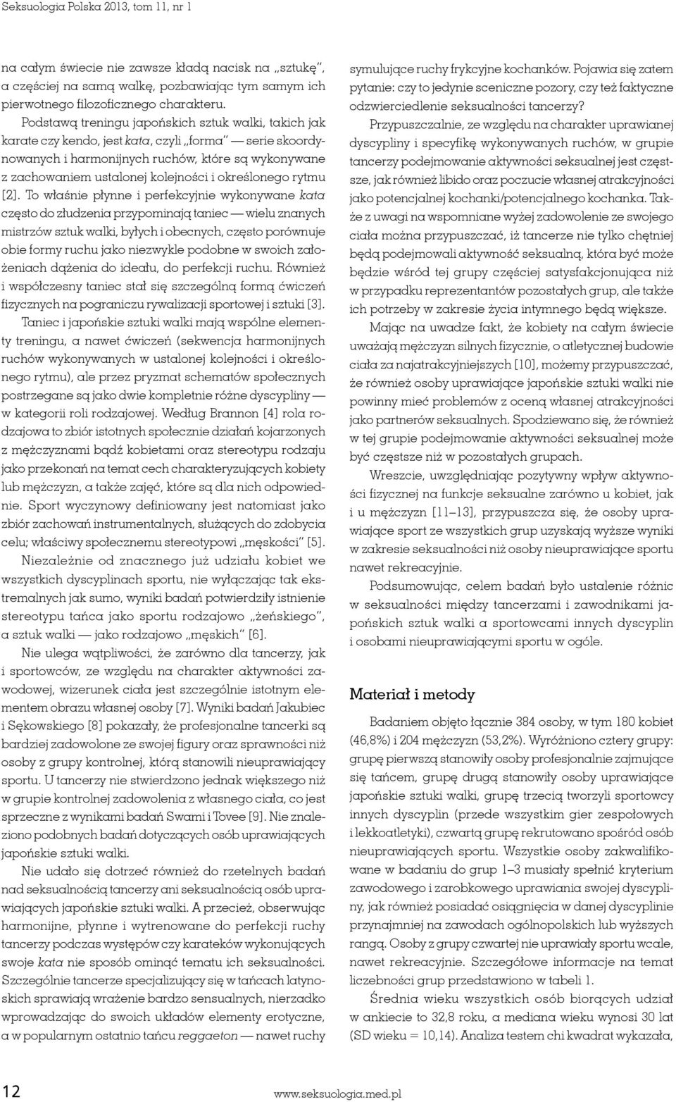 określonego rytmu [2].