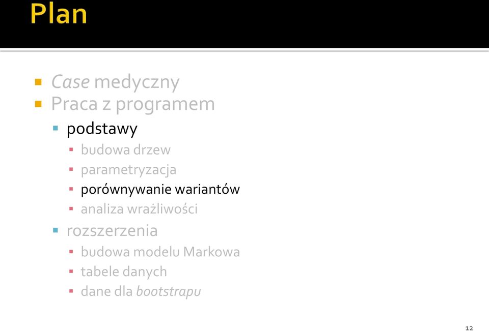 wariantów analiza wrażliwości rozszerzenia