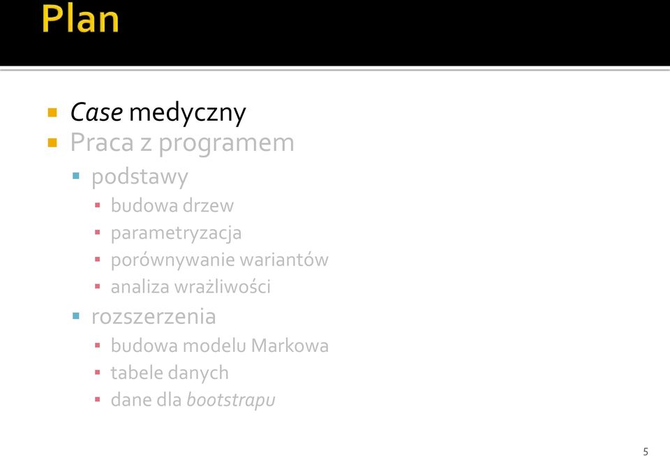 wariantów analiza wrażliwości rozszerzenia
