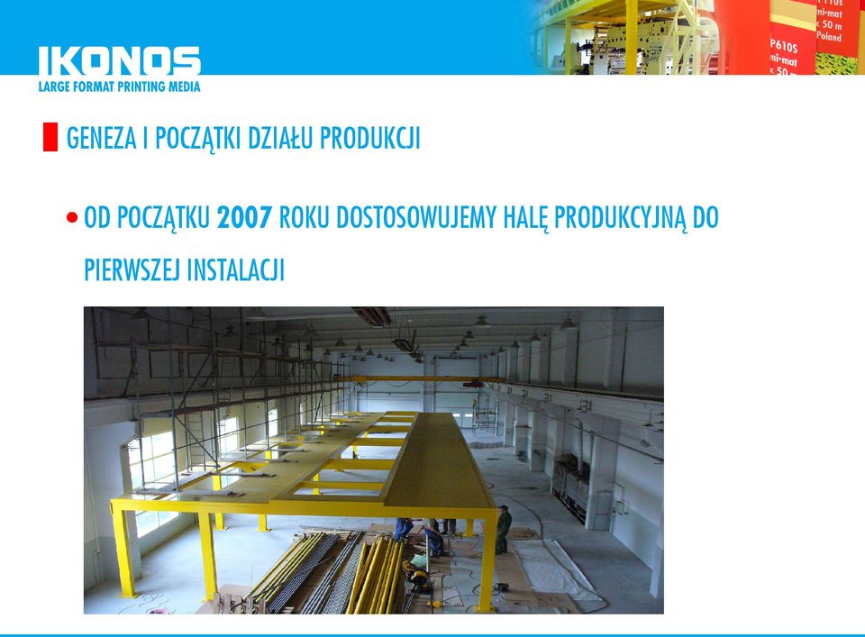 ROKU DOSTOSOWUJEMY HALĘ