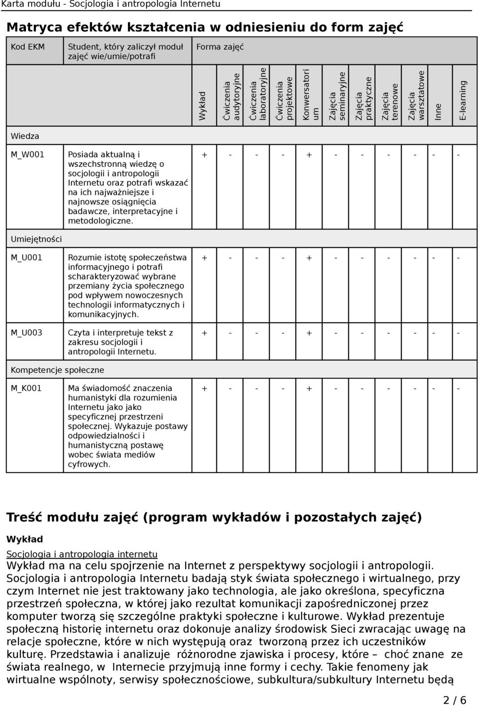 Internetu oraz potrafi wskazać na ich najważniejsze i najnowsze osiągnięcia badawcze, interpretacyjne i metodologiczne.