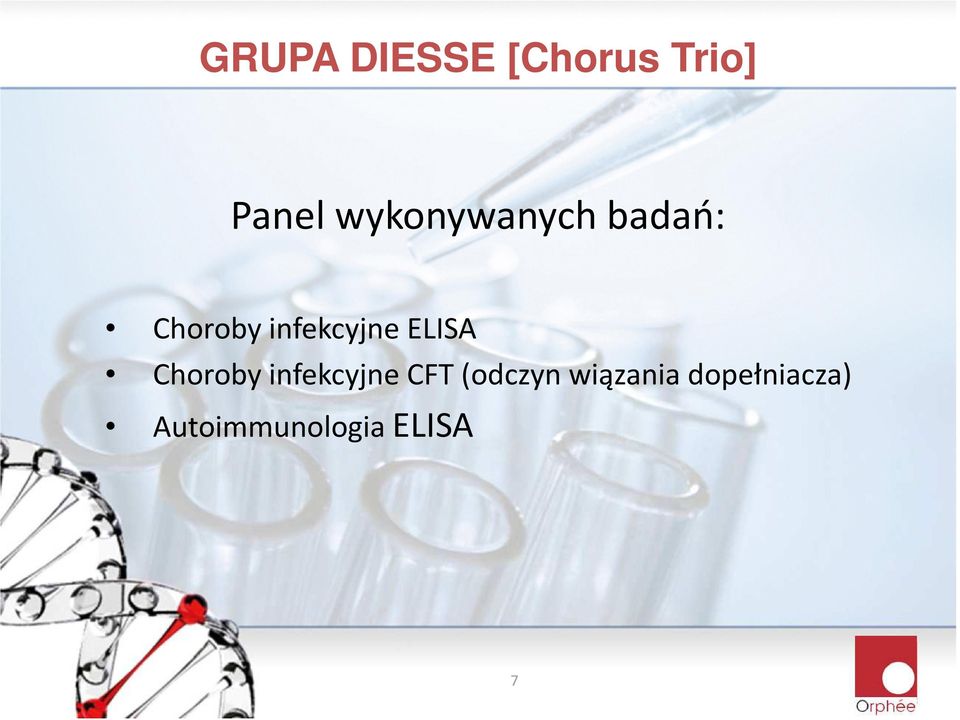 ELISA Choroby infekcyjne CFT (odczyn