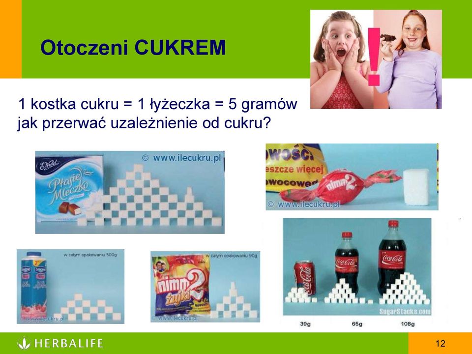 łyżeczka = 5 gramów jak